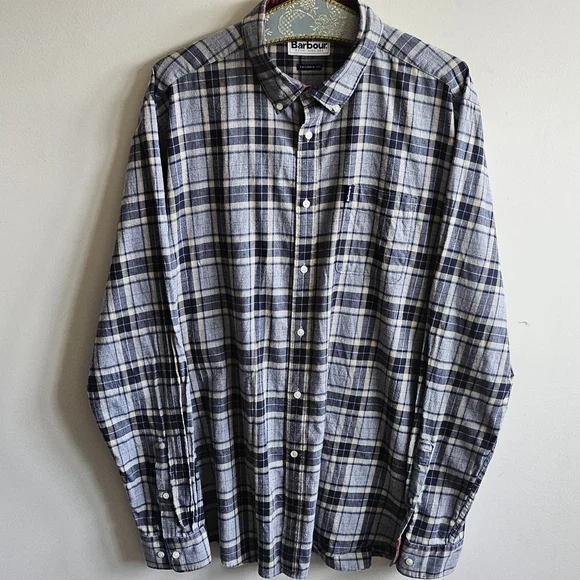 Barbour Shirts Barbour Highland Check Plaid Buttonup Flannel